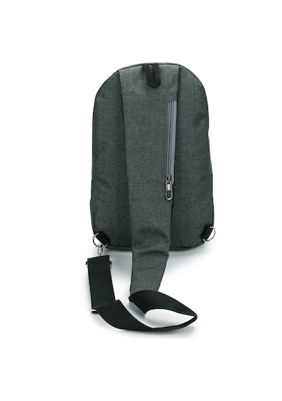 Strong Kulaklık Çıkışlı Tek Kol Göğüs Ve Sırt Çantası ,çapraz Çanta Body Bag Tk02 Füme