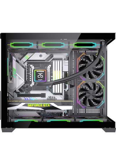 Orion Cube Xl 6x Argb Fan Kumanda Ve Kontrolcü M-atx Boş Bilgisayar Kasası Siyah