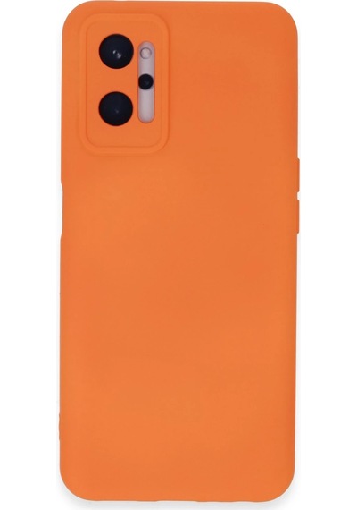Ilkeshop Newface Realme 9i 4g Kılıf Nano İçi Kadife Silikon - Turuncu