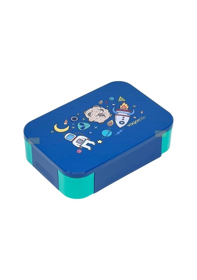 Vagonlife Bento 900ml Lunchbox Tek Katlı 2 Bölmeli Pp Plastik Çocuk Sefer Tası Yemek Kutusu Pembe