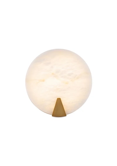 Luna Doğal Mermer Duvar Aplik 15 Cm Ra-aplk-3546-52-04 Eskitme