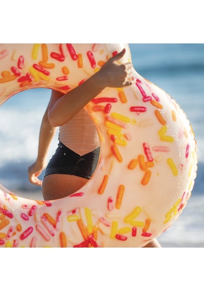 Intex 56253 Kalp Şekilli Donut Simit 104 Cm, Su Sporları, Plaj Malzemesi, Şişme Ürün, Yüzme Aksesuarı, Kamp, Dalış, Güvenlik