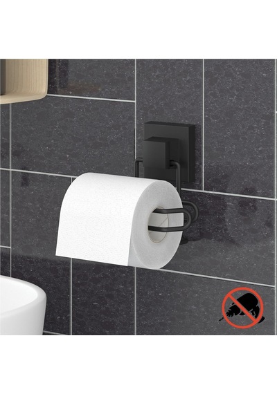 Tekno Tel Ef-271 Yapışkanlı Tuvalet Wc Kağıtlık Siyah