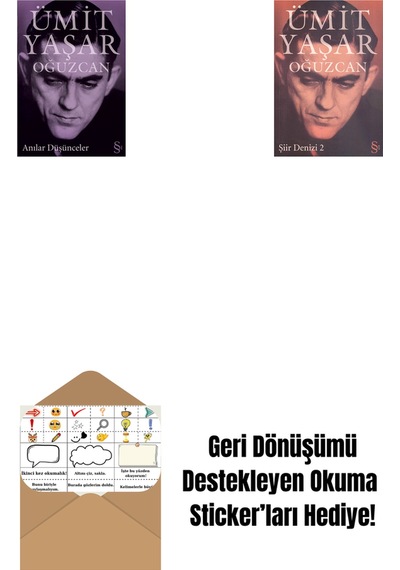 Anılar Düşünceler + Şiir Denizi 2 + Okuma Sticker'ları
