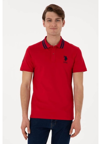 U.S. Polo Assn. Gsd01ıy026 Kırmızı Erkek Polo Yaka T-shirt Pu-8728 M