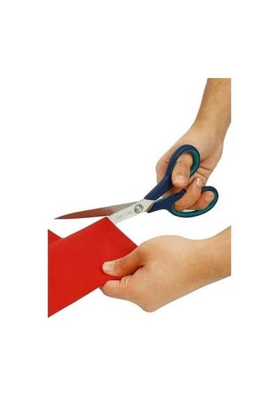 Taksun Paslanmaz Çelik Makas, C2009m, Keskin Bıçak, Ofis, Okul Kullanımı, Çok Amaçlı, Dayanıklı Vidalı Yapı, Ergonomik, Hassas Kağıt, Karton, Kumaş Kesimi, Profesyonel Makas, 8,5"