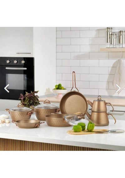 Schafer New Range 11 Parça Granit Çeyiz Seti Bakır