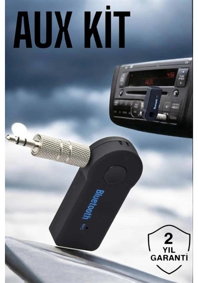 Hubrendy Tekno Tüm Araçlara Uyumlu Aux Car Bluetooth Kablosuz Araç Bağlantı Kiti