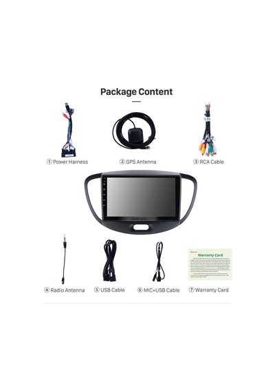 Hyundaı İ10 2010-2013 Multimedya Navigasyon Usb Kamera Carplayer