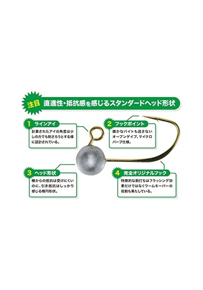 Duo Tetra Works Peas Head S 0.5gr Suni Yem