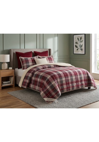 Comforter Çift Kişilik Yorgan Set / 220x240 / Çeyiz / Yorgan /set Bordo