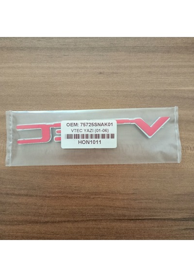 Honda Vtec Yazı 2001 - 2006 Modeller Arası Uyumludur Vtec Yazı