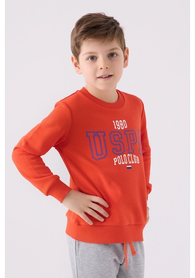 U.S. Polo Assn. Erkek Çocuk Turuncu Eşofman Takımı Turuncu