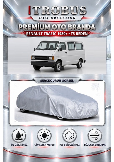 Renault Trafic 1980 Ve Sonrası Uyumlu Premium Araba Brandası Oto Branda T5 Beden