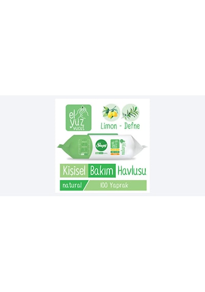 Sleepy Natural Kişisel Bakım Havlusu 100'lü 5 Paket 500 Yaprak