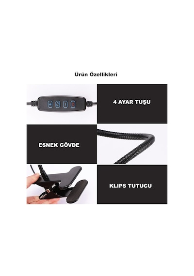 Çok  Fonksiyonlu Akrobat Masa Lambası