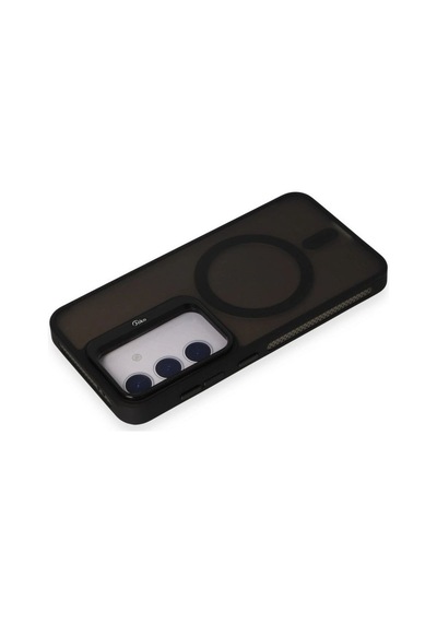 Joko Samsung Galaxy S24 Flet Lens Magsafe Kapak - Siyah