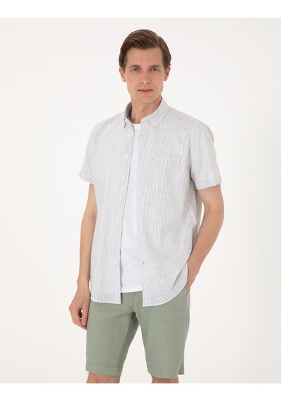 Pierre Cardin Erkek Haki Gömlek Kısa Kollu 50301548-vr027 Haki Pierre Cardin Erkek Haki Gömlek Kısa Kollu 50301548-vr027 Haki