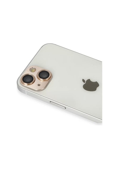 Apple İphone 13 Pers Alüminyum Kamera Lens - Gold