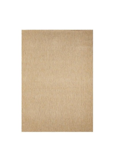 Düz Jüt Görünümlü Hasır Dokulu Modern Halı - L663bjbo Bej