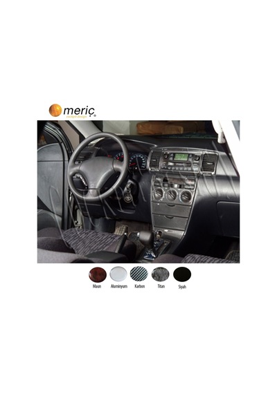 Meriç® Toyota Uyumlu Corolla Ön Torpido Kaplama 18 Parça 2002-2004 (530157494)