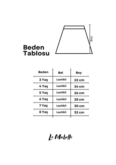 Le Mabelle Lila Büyük Pul Detaylı Kız Çocuk Etek - Altha Lila