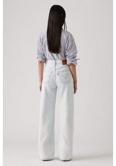 Levi's Ribcage Wide Leg Tr Be Prepared Light Indigo Kadın Jean-14150 Açık Mavi