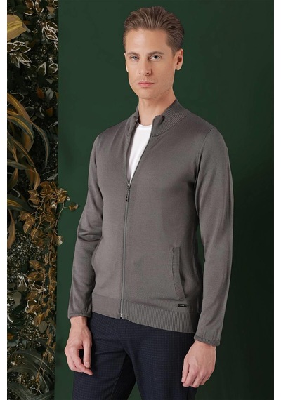 Efor Tr 860 Slim Fit Füme Klasik Triko Füme