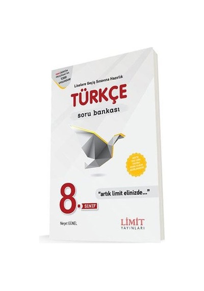 Limit 8. Sınıf Türkçe Soru Bankası Limit Yayınları