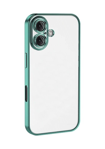 Newface - 327 - İphone 16 Kılıf Razer Lensli Silikon - Edntrend - - Turkuaz