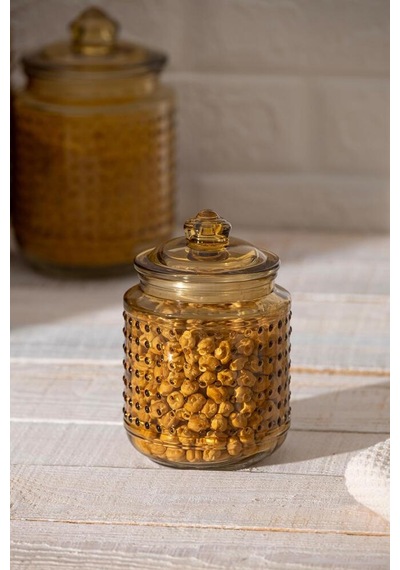 Acar Venis Cam Kavanoz - 650 Ml Turuncu