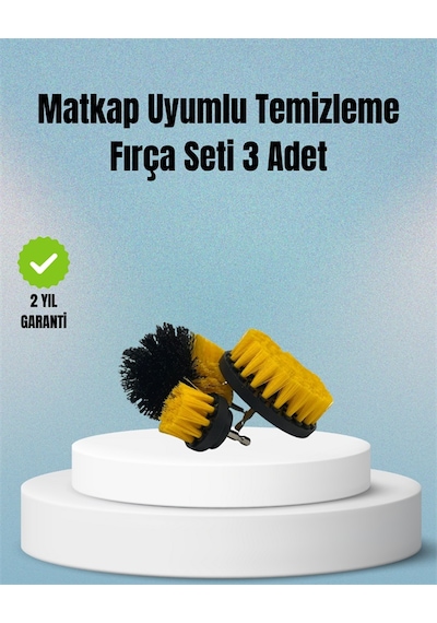 Muratech Matkap Uyumlu Temizlik Fırçası Kablolu Ve Akülü Matkaplarla Kullanılabilir