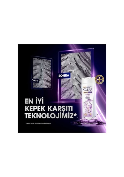 Clear Women Komple Bakım Şampuan 350 Ml 10'li Paket