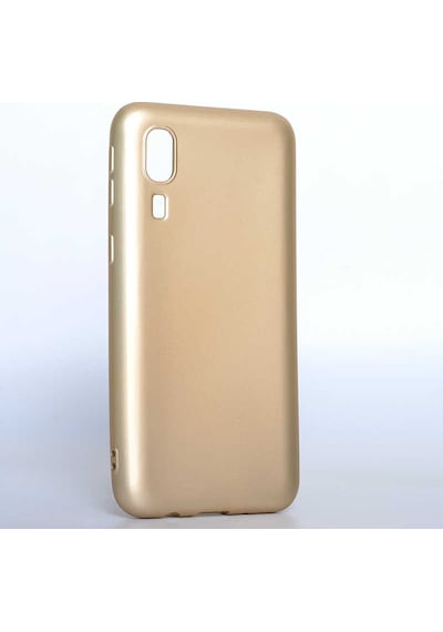 Noktaks - Galaxy A2 Core Uyumlu - Kılıf Mat Soft Esnek Premier Silikon Kapak - T8272 - Gold Gold