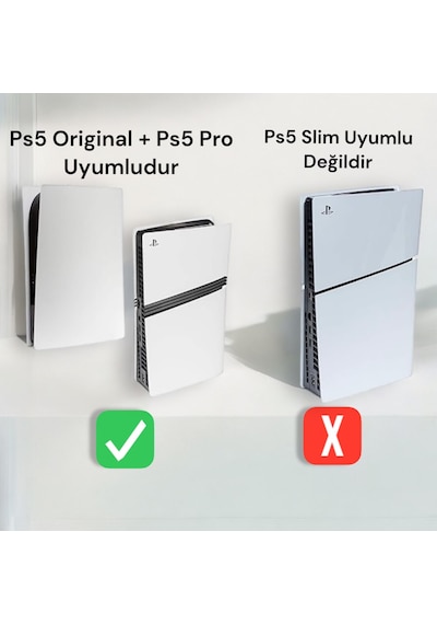 Ps5 Pro İçin Duvar Standı Ve Masa Altı Montaj Standı Yerden Tasarruf  Rahat Hava Akışı