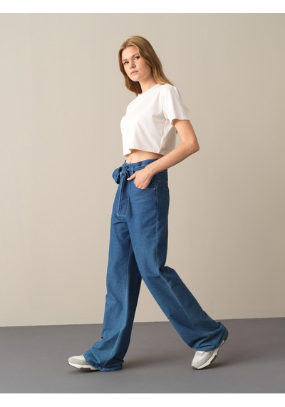 Xint Mavi Regular Fit Pamuklu Pantolon 470367