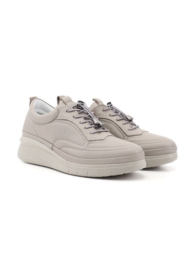 Gönderir Kadın Taş Bağcıklı Hakiki Deri Sneaker Ddza85245738