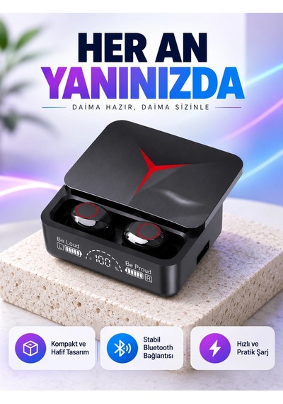 Ipx6 Suya Dayanıklı Kablosuz Kulaklık Hafif Ve Taşınabilir Tasarım Yeni Nesil