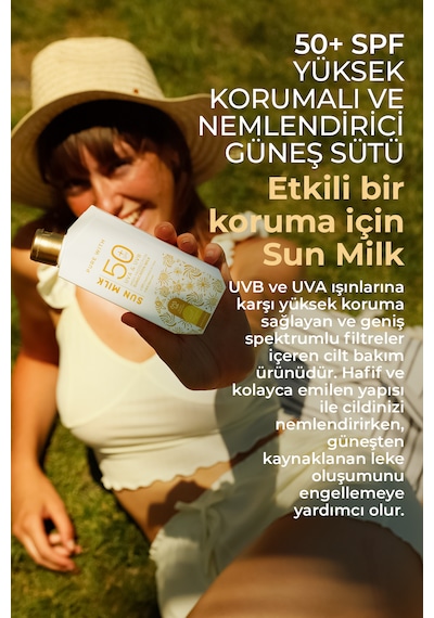 Pure With Sunscreen Sun Milk Yüksek Koruma Güneş Kremi SPF50 250 ML