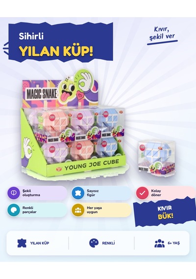 Young Joe Magic Snake Küp 36 Segment Yj6645