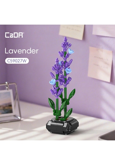 C59027w Cada Saksılı Lavanta Model 205 Parça Block Oyuncak