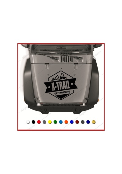 Nissan X-Trail Off Road Sticker,Off Road Arma Sticker 4X4 Pusula (531150603)