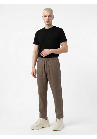 Regular Fit Erkek Pantolon Kahverengi