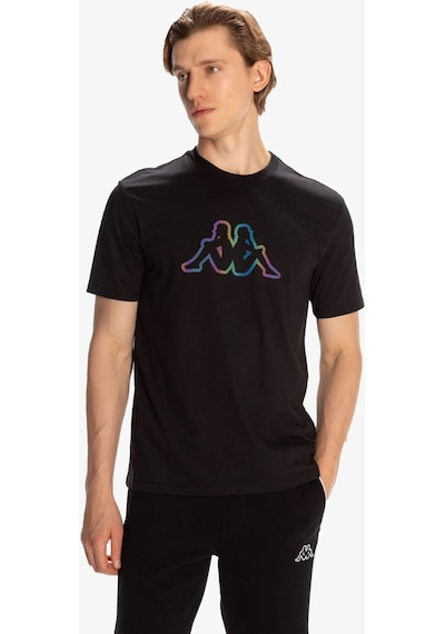 Kappa Logo Brian Erkek Siyah T-shirt 321w4gw-005 Siyah