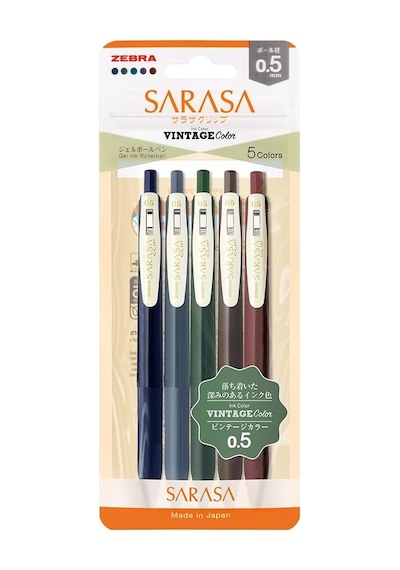 Sarasa Clip Vintage Seri 1 Set 0,5mm 5 Li Pet Genel