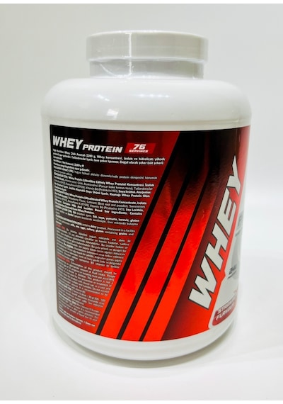Whey Protein Tozu 2280 Gr Çilek Aromalı Protein Tozu 24 Gr Protein Kas Güç 76 Servis