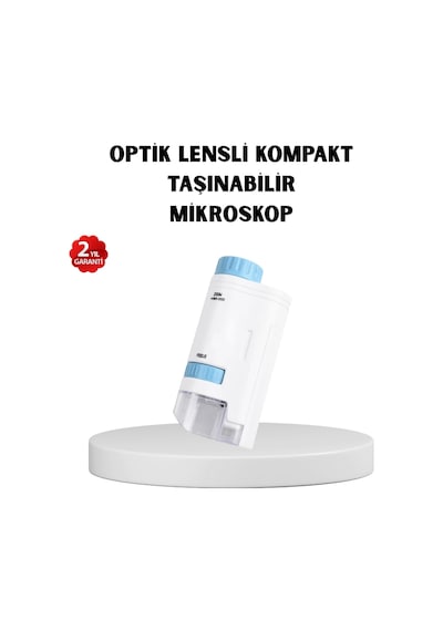 Led Işıklı Mikroskop 80x 200x Zoom Eğitici Bilim Seti Ve Taşınabilir