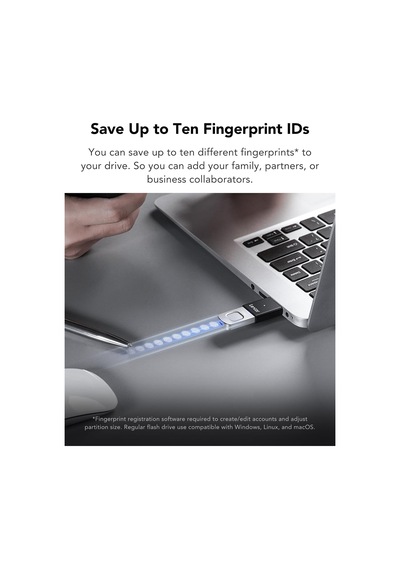 Lexar Jumpdrive Fingerprint F35 Pro 128 Gb Usb 3.0 Flash Sürücü,