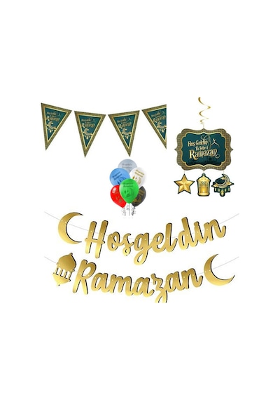Ramazan Süsleri Hoşgeldin Ya Şehri Ramazan Set 4 Lü