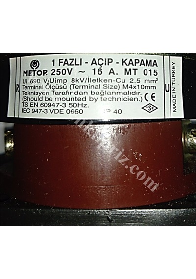 Pako Şalter 1 X 16 Amper Aç Kapa
